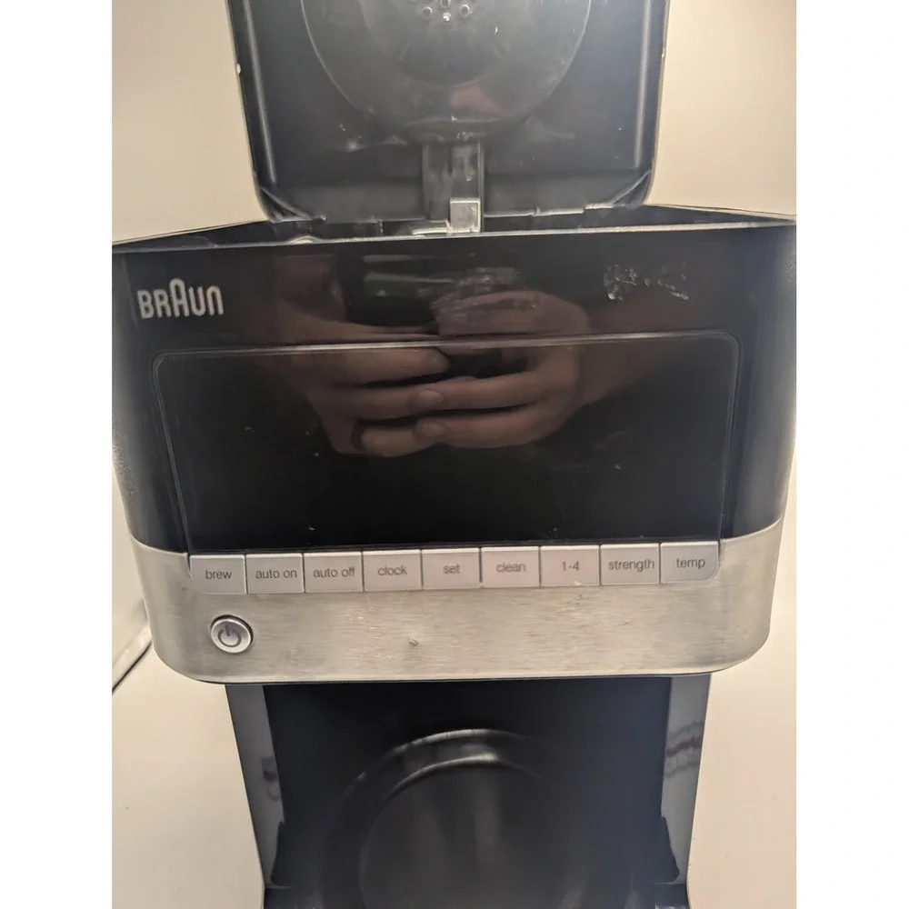 Braun Type 3701 Coffee Maker Replacement Main Unit Base Black Stainless Steel